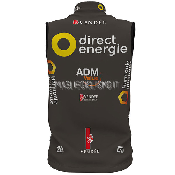 Gilet antivento Direct Energie 2017 Nero e Giallo